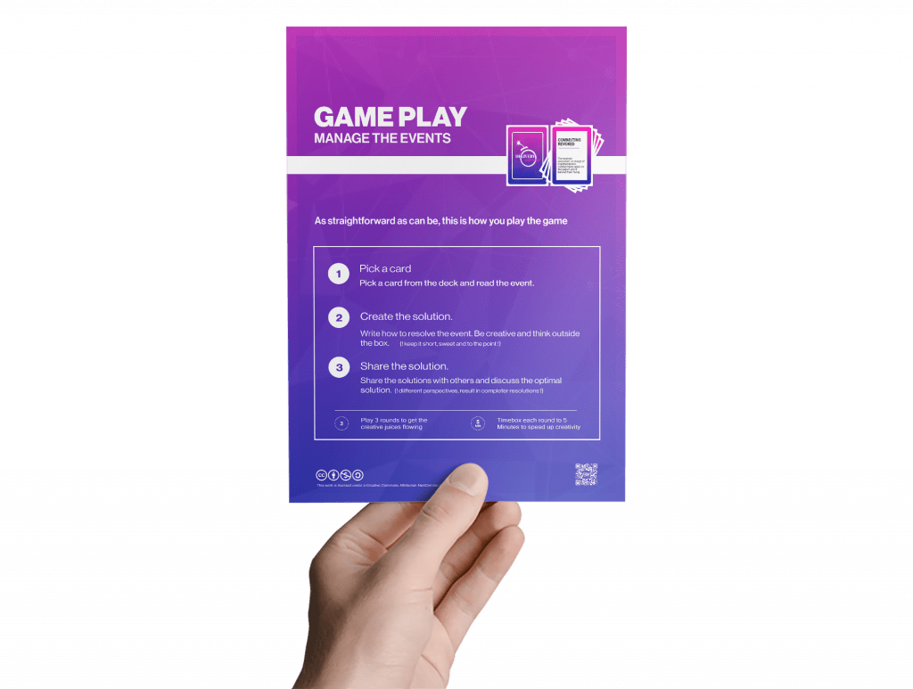 Game Rules Booklet for the SharpWitted Product Management Game Delivery Mayhem - The game designed to help those working on products, programs, projects or any other change delivery, familiarize with the 7 themes: Business Case, Organisation, Quality, Plans, Risk, Change and Progress.