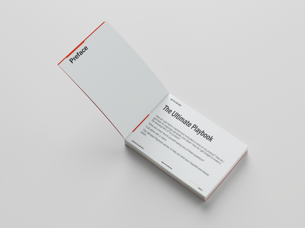 Picture of the content in the SharpWitted Product Management The Ultimate Product Vision Playbook - Designed to land your impactful and shared vision.